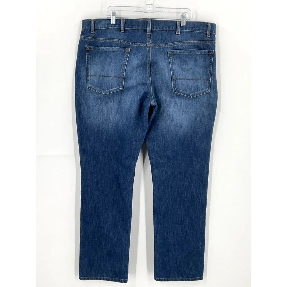 RedHead Brand Co Mens Jeans Men Straight Leg‎ Blue 44x34 Workwear Denim